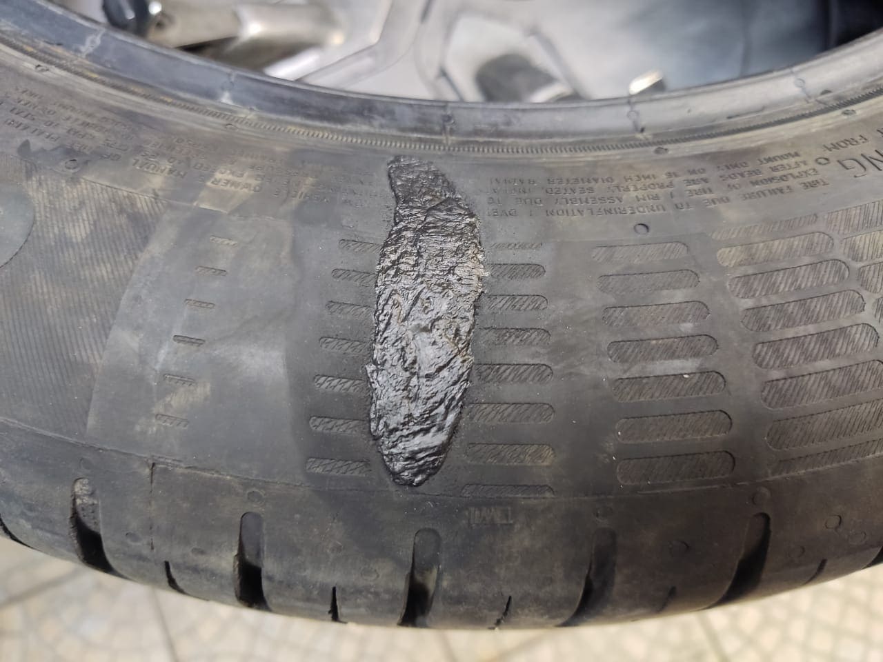 Ремонт боковых порезов шин