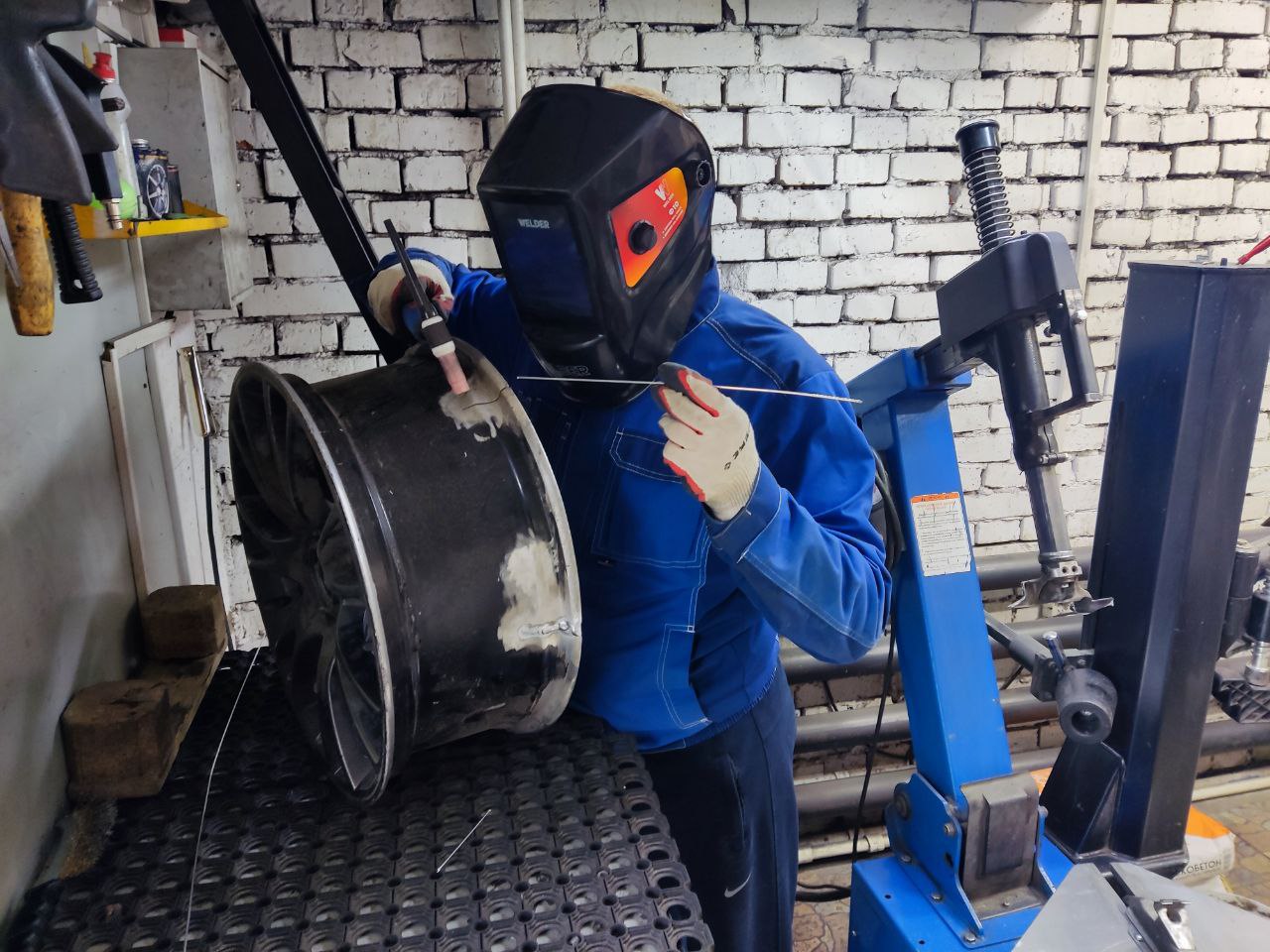 Сварка литых дисков аргоном в Москве